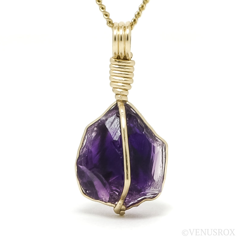 Amethyst Phantom Natural Crystal Pendant | Venusrox