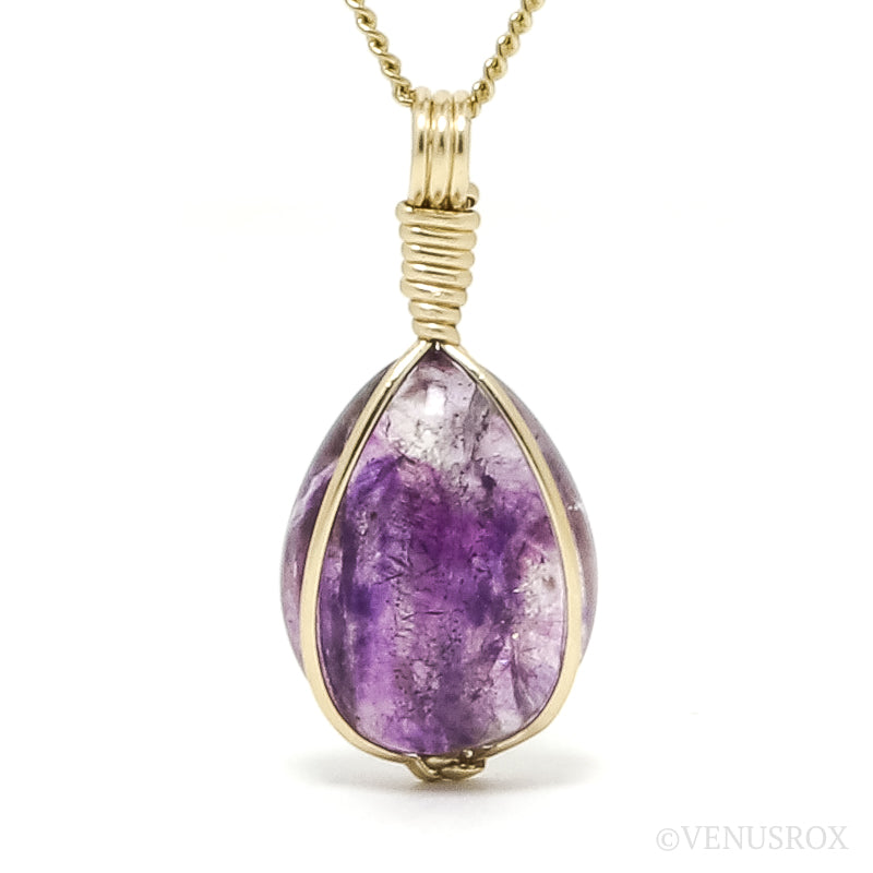 Amethyst Phantom Polished Crystal Pendant | Venusrox