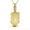 Imperial Topaz Natural Crystal Pendant from Rodrigo Silva District, Ouro Preto, Minas Gerais, Brazil | Venusrox