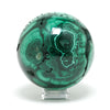 Malachite Polished/Natural Sphere from the Democratic Republic of Congo | Venusrox