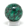 Malachite Polished/Natural Sphere from the Democratic Republic of Congo | Venusrox