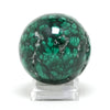 Malachite Polished/Natural Sphere from the Democratic Republic of Congo | Venusrox