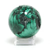 Malachite Polished/Natural Sphere from the Democratic Republic of Congo | Venusrox