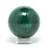 Malachite Polished/Natural Sphere from the Democratic Republic of Congo | Venusrox