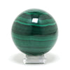 Malachite Polished/Natural Sphere from the Democratic Republic of Congo | Venusrox