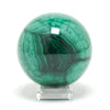 Malachite Polished/Natural Sphere from the Democratic Republic of Congo | Venusrox