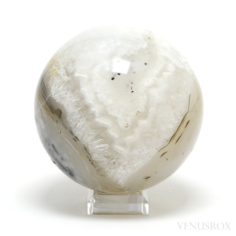 Dendritic Agate with Quartz Polished Sphere from Madagascar | Venusrox