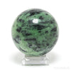 Ruby and Zoisite Polished Sphere from India | Venusrox