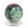 Ruby and Zoisite Polished Sphere from India | Venusrox