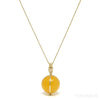 Orange Calcite Polished Sphere Pendant from Utah, USA | Venusrox