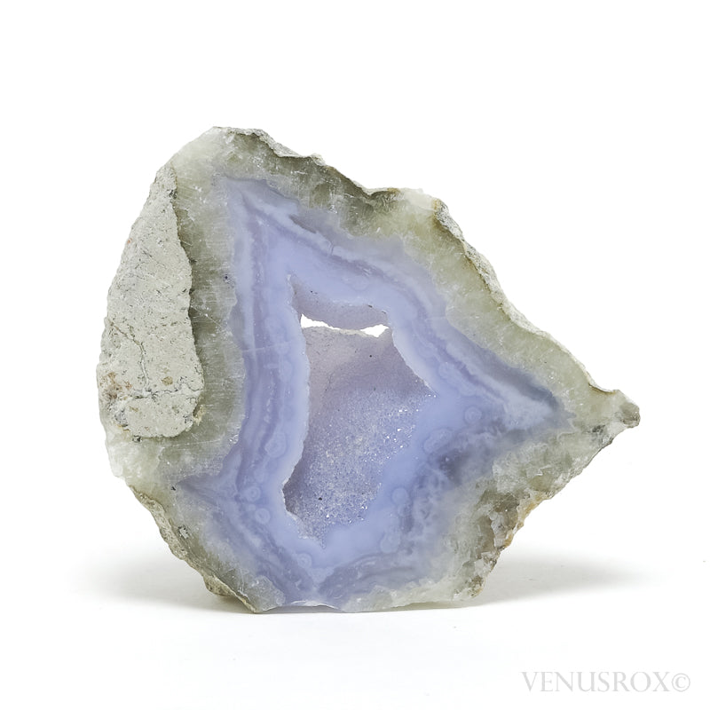 Blue Lace Agate on Matrix Polished/Natural Crystal from Malawi | Venusrox