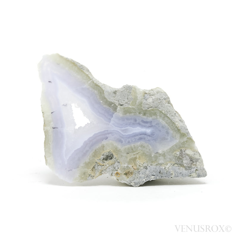 Blue Lace Agate on Matrix Polished/Natural Crystal from Malawi | Venusrox