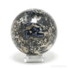 Blue Sapphire in Feldspar & Matrix Polished Sphere from the Khibiny Massif, Murmansk Oblast, Russia | Venusrox