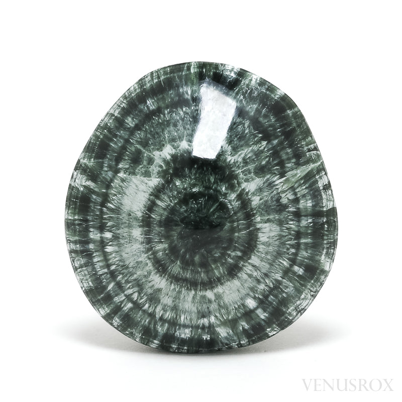 Seraphinite Polished Crystal from Korshunovskoye Iron Scary Deposit, Irkutskaya Oblast, Siberia, Russia | Venusrox