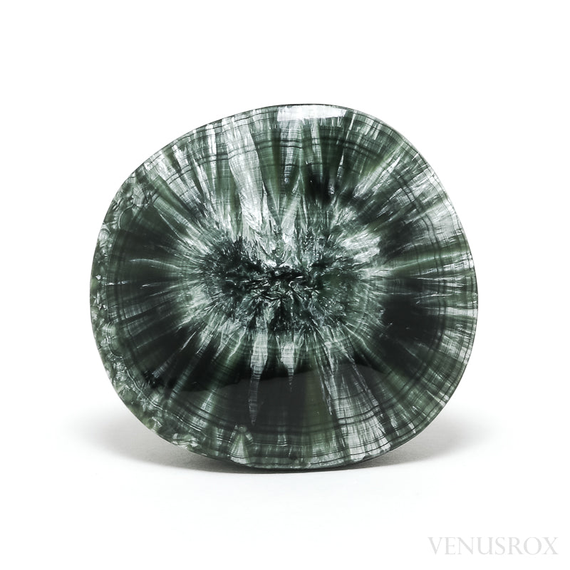 Seraphinite Polished Crystal from Korshunovskoye Iron Scary Deposit, Irkutskaya Oblast, Siberia, Russia | Venusrox