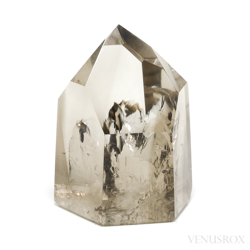 Smoky Phantom Quartz Polished Point from Brazil | Venusrox