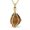 Hessonite Garnet Natural Crystal Pendant from Pakistan | Venusrox