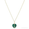 Malachite Polished Heart Pendant from the Democratic Republic of Congo | Venusrox