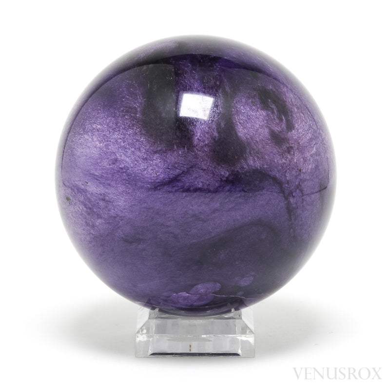 Charoite Polished Sphere from Sakha Republic, Siberia, Russia | Venusrox