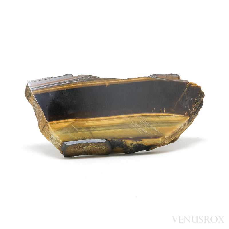 Tigers Eye with Hematite Part Polished/Part Natural Crystal from South Africa | Venusrox