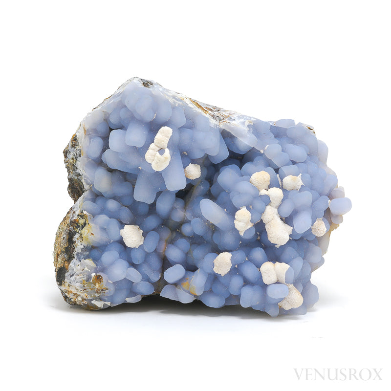 Blue Chalcedony pseudomorph after Anhydrite on Matrix Natural Crystal from Rumy Pata, Ichuna, General Sanchez Cerro Province, Moquegua, Peru | Venusrox