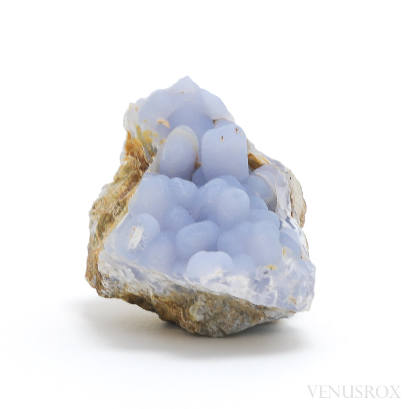 Blue Chalcedony pseudomorph after Anhydrite on Matrix Natural Crystal from Rumy Pata, Ichuna, General Sanchez Cerro Province, Moquegua, Peru | Venusrox