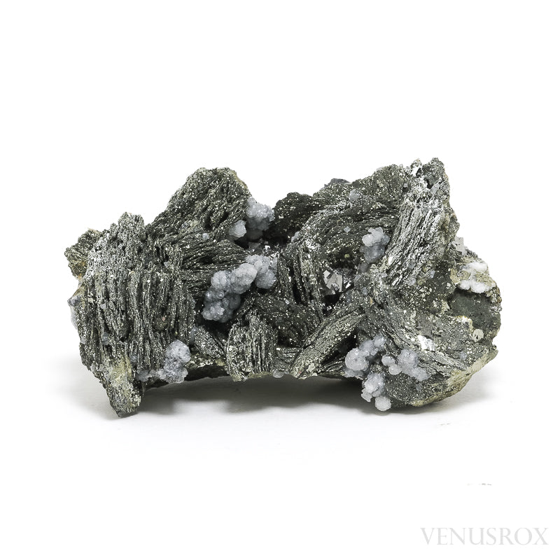 Pyrrhotite with Pyrite, Calcite & Boulangerite Natural Cluster from the Trepča Mining Complex, Trepča Valley, Kosovska Mitrovica, Kosovska Mitrovica District, Kosovo | Venusrox