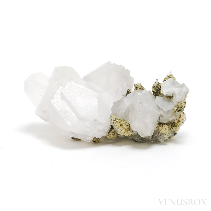 Dolomite & Calcite on Clear Quartz Natural Cluster from the Trepča Mining Complex, Trepča Valley, Kosovska Mitrovica, Kosovska Mitrovica District, Kosovo | Venusrox