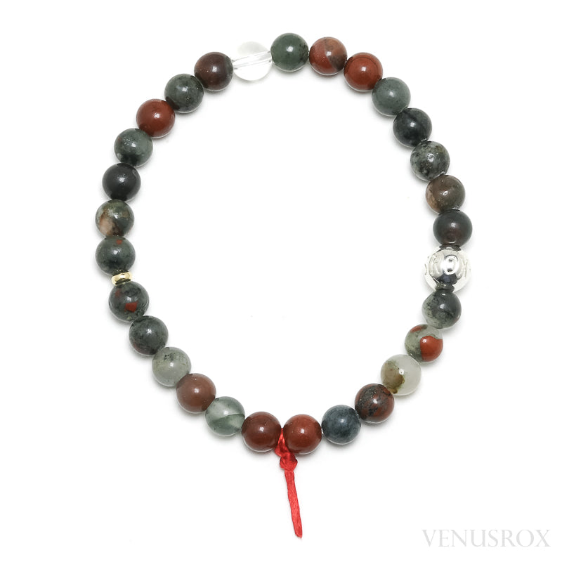 Seftonite (African Bloodstone) Bracelet from South Africa | Venusrox
