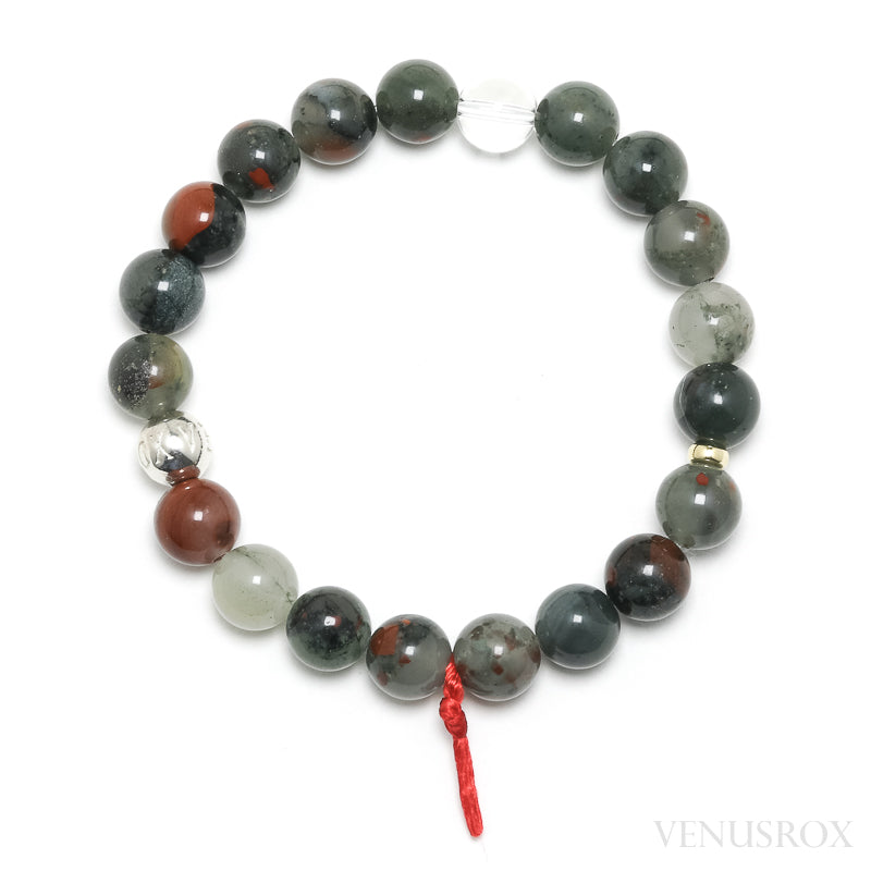 Seftonite (African Bloodstone) Bracelet from South Africa | Venusrox