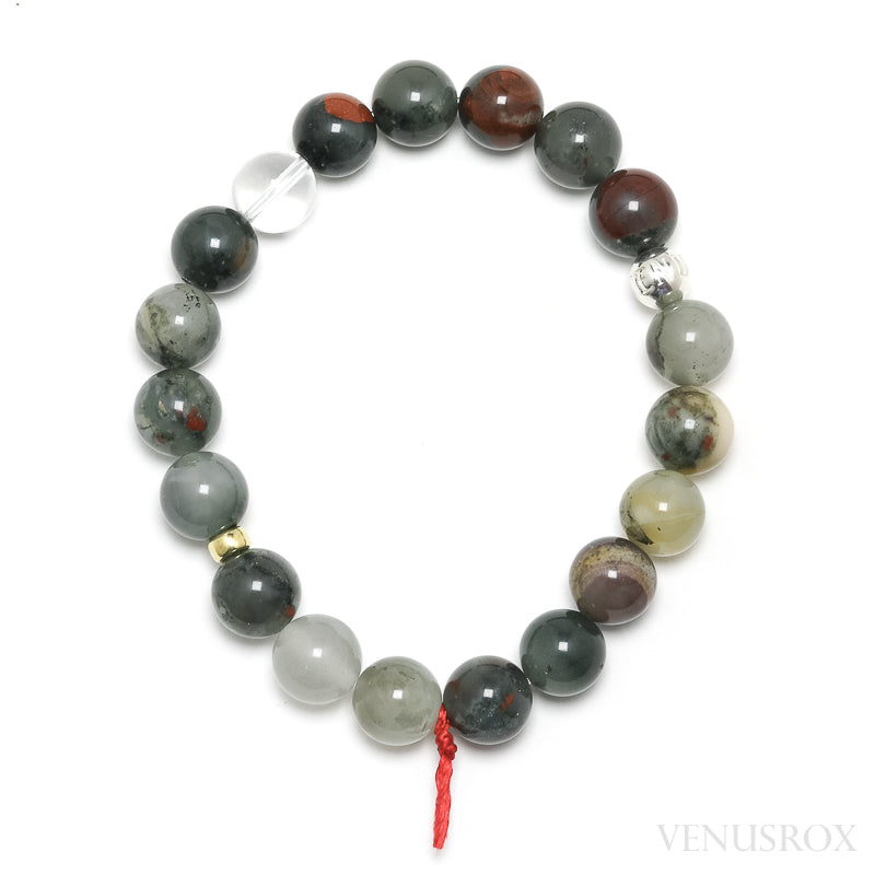 Seftonite (African Bloodstone) Bracelet from South Africa | Venusrox