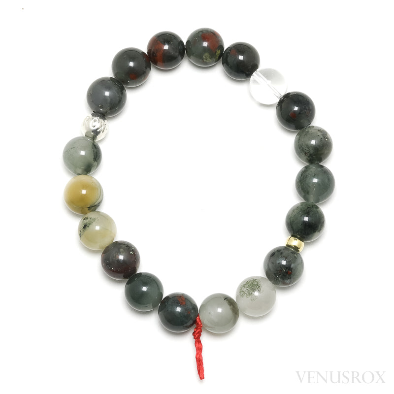 Seftonite (African Bloodstone) Bracelet from South Africa | Venusrox