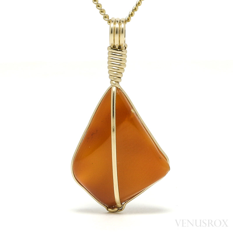 Natural Baltic Amber Polished Crystal Pendant | Venusrox