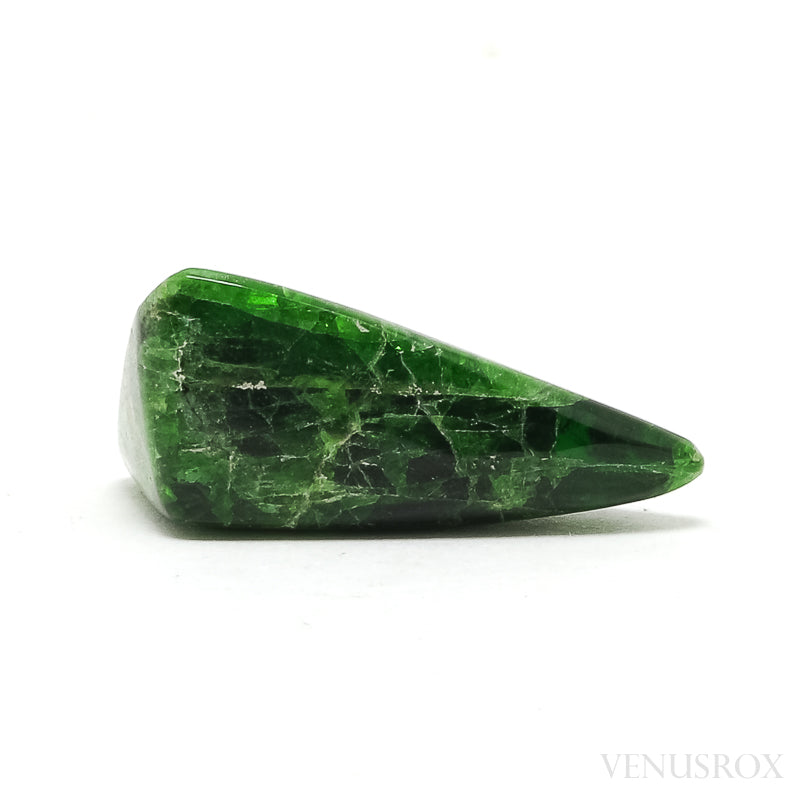 Chrome Diopside Polished Crystal from Sakha, Siberia, Russia | Venusrox