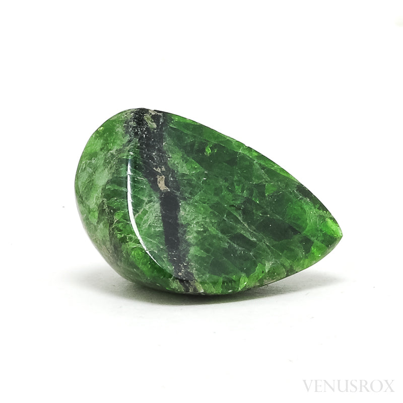 Chrome Diopside Polished Crystal from Sakha, Siberia, Russia | Venusrox