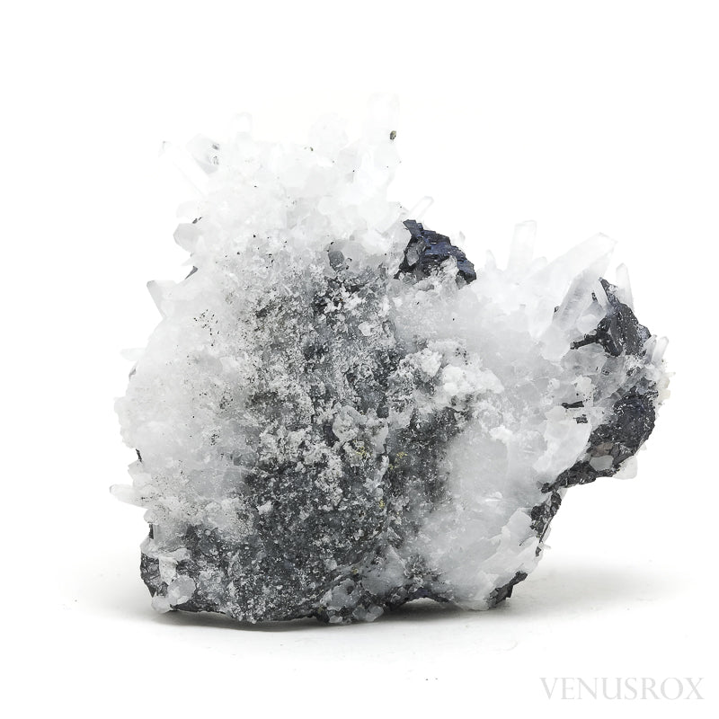 Galena with Clear Quartz & Pyrite Natural Cluster from Bulgaria | Venusrox