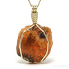 Spessartine Garnet Natural Crystal Pendant from Tanzania | Venusrox