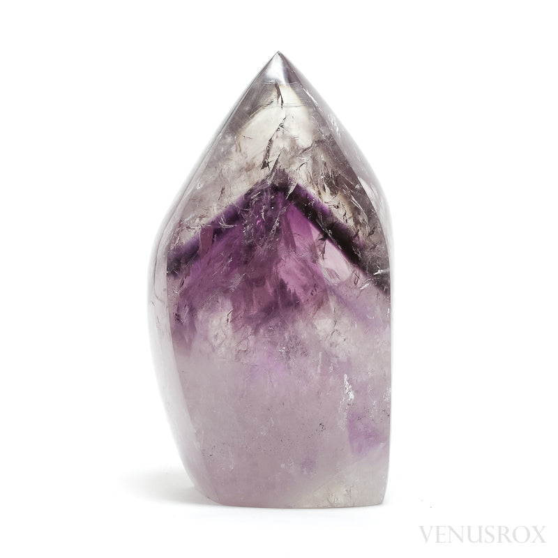 Amethyst Phantom Polished Flame from Brazil | Venusrox