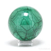 Malachite Polished/Natural Sphere from the Democratic Republic of Congo | Venusrox