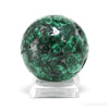 Malachite Polished/Natural Sphere from the Democratic Republic of Congo | Venusrox