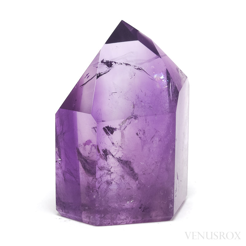 Amethyst Phantom Polished Point from Brazil | Venusrox