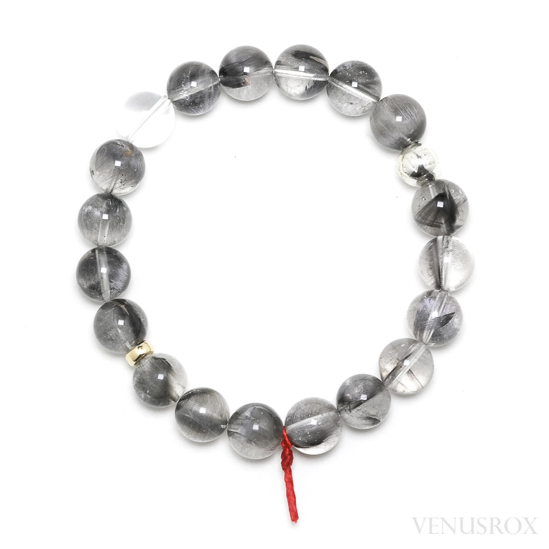 Silver Rutilated Quartz Bracelet from Brazil | Venusrox