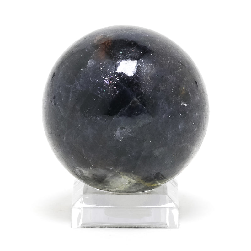 Iolite with Sunstone Polished Sphere from India | Venusrox