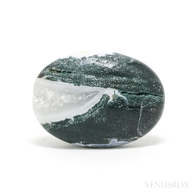 Green Sardonyx Polished Crystal from India | Venusrox