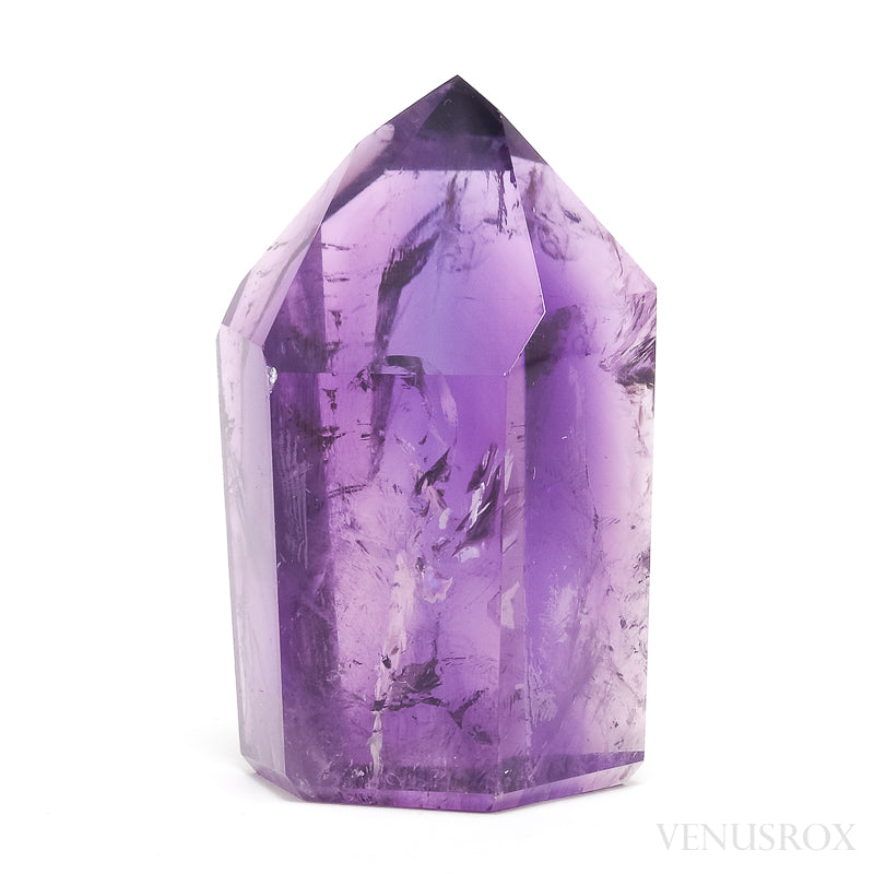 Amethyst Phantom Polished Point from Brazil | Venusrox