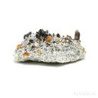 Spessartine Garnet with Smoky Quartz and Orthoclase Natural Cluster from Wushan Spessartine Mine, Tongbei, Yunxiao Co., Zhangzhou Prefecture, Fujian Province, China | Venusrox