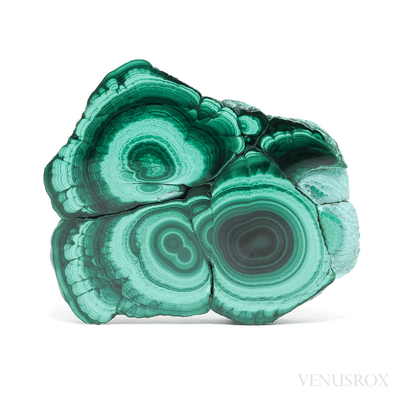 Malachite Polished/Natural Slice from the Democratic Republic of Congo | Venusrox