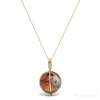 Sunstone Polished Sphere Pendant from India | Venusrox