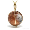 Sunstone Polished Sphere Pendant from India | Venusrox