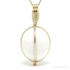 White Opal Polished Crystal Pendant from Madagascar | Venusrox